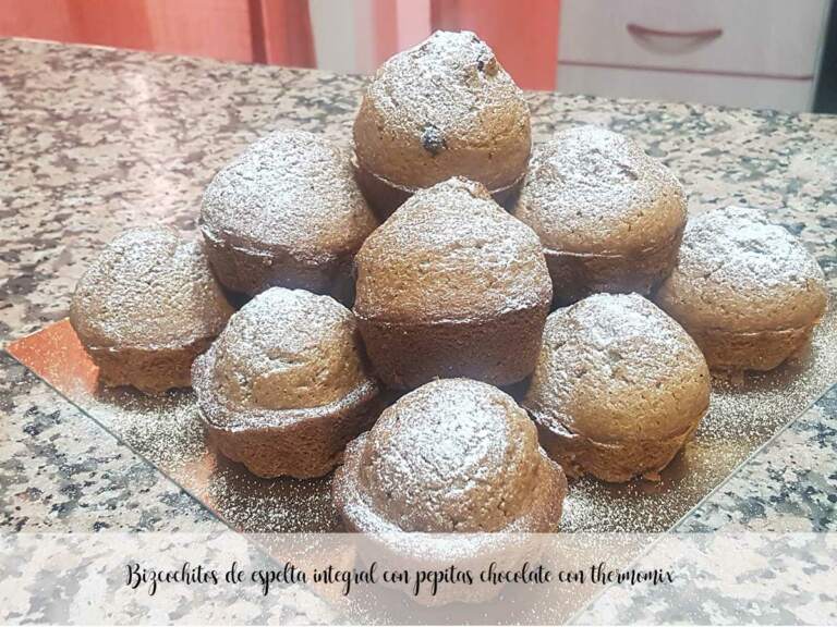 Bizcochitos De Espelta Integral Con Pepitas Chocolate Con Thermomix