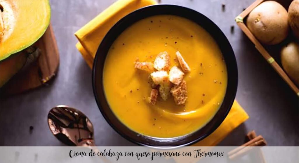 Crema De Calabaza Con Queso Parmesano Con Thermomix Recetas Para