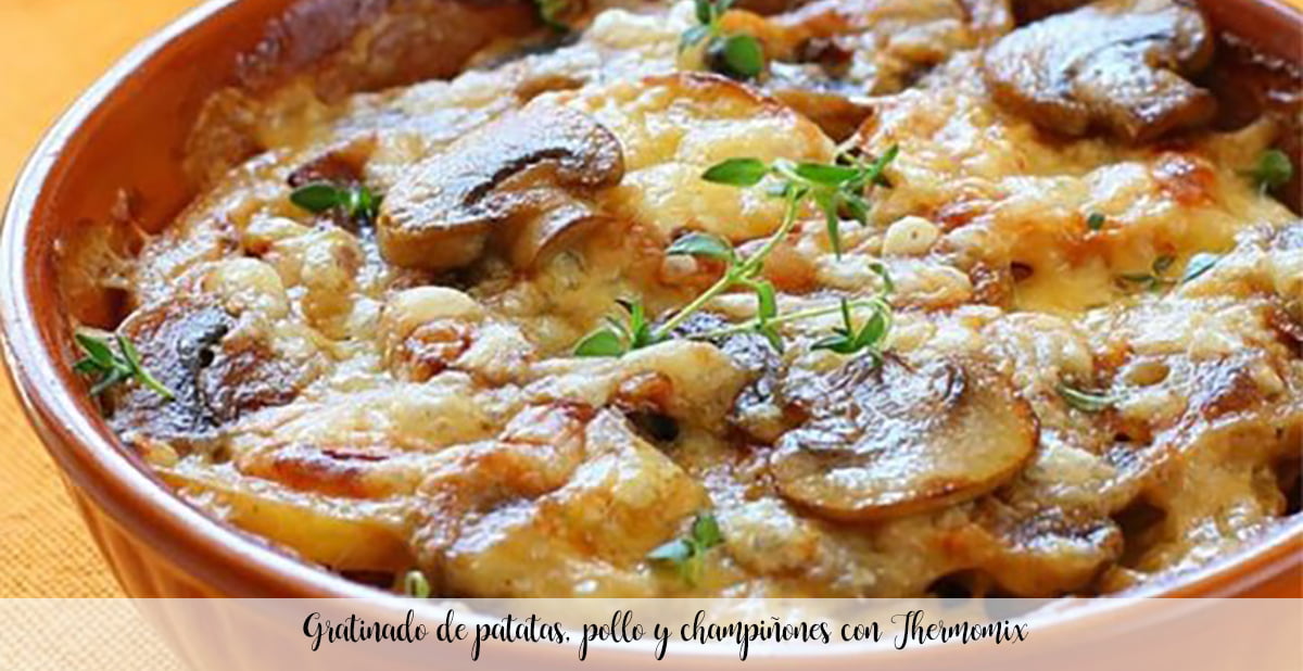 Pollo relleno de champiñones con patatas glaseadas - Cookidoo® – a  plataforma oficial de receitas Thermomix®