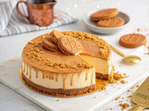 Cheesecake de Lotus en freidora de aire