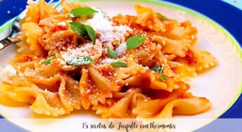 15 recetas de Farfalle con thermomix