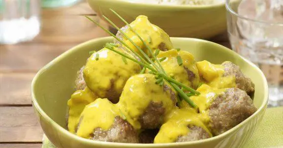 Albondigas al curry con la thermomix