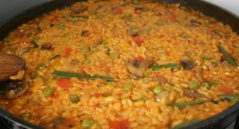 Receta de paella de pollo con la Thermomix