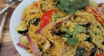 Verduras con quinoa en la Thermomix