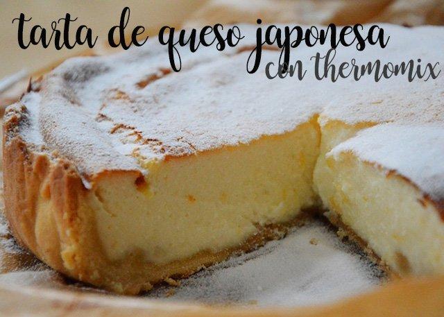 Tarta de queso japonesa con thermomix