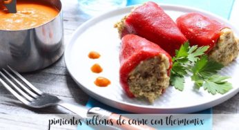 pimientos rellenos de carne con thermomix