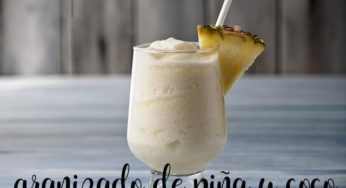 granizado de piña y coco con thermomix