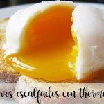 Huevos escalfados con Thermomix
