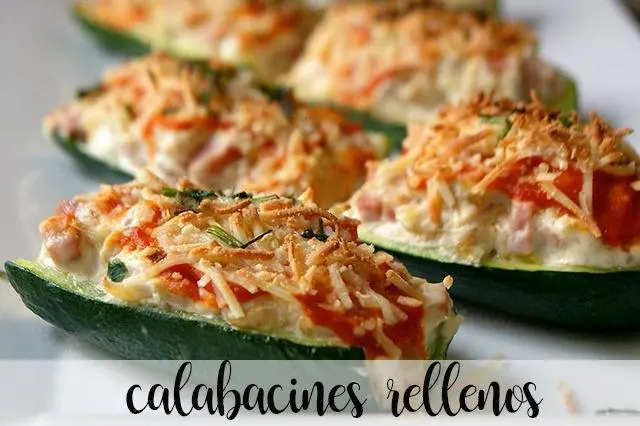calabacines rellenos con thermomix