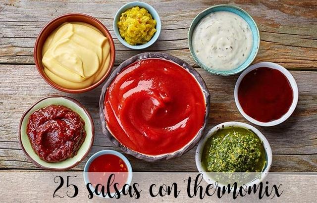 25 salsas con Thermomix