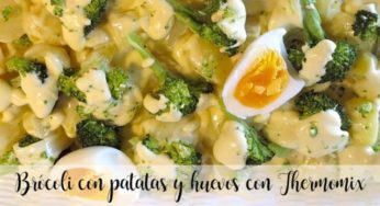 Brócoli con patatas y huevos con Thermomix