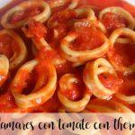 Calamares con tomate con Thermomix