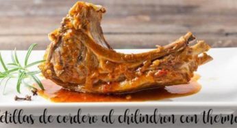 chuletillas de cordero al chilindron con thermomix