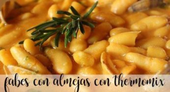 Fabes con almejas con Thermomix