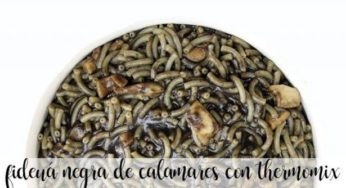 Fideuá negra de calamares con thermomix