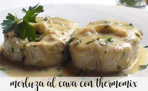 Merluza al cava con thermomix