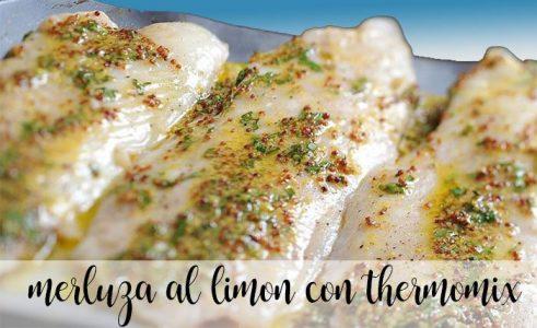 Merluza al limón con Thermomix