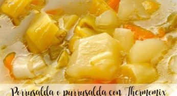 Porrusalda o purrusalda con Thermomix