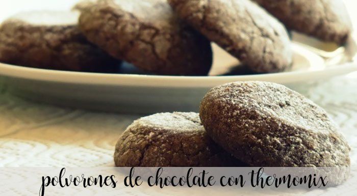 polvorones de chocolate con thermomix