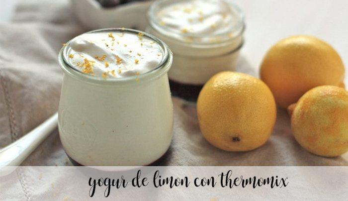 yogur de limon con thermomix