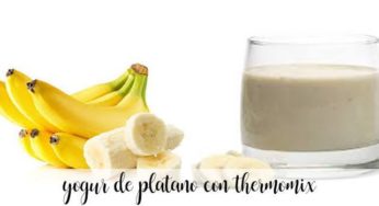 yogur de platano con thermomix