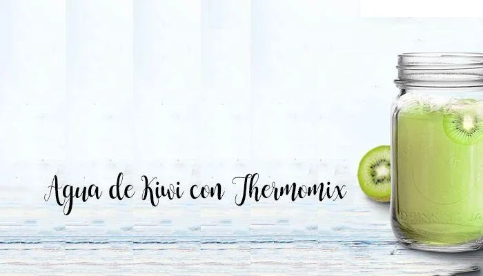 Agua de Kiwi con Thermomix