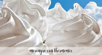 Merengue con Thermomix