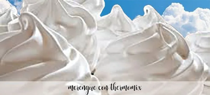 Merengue con Thermomix