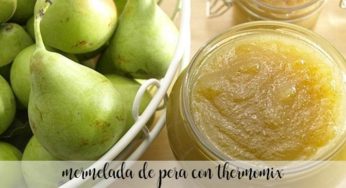 Mermelada de pera con thermomix