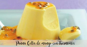 Panna Cotta de mango con thermomix