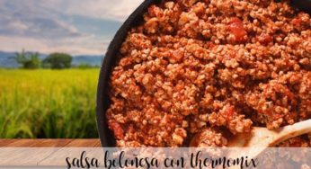 Salsa Boloñesa con thermomix