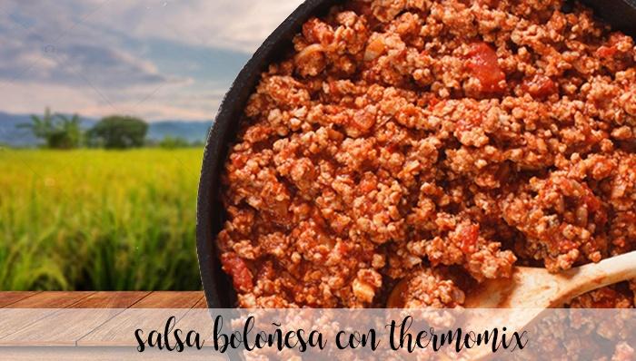 Salsa Boloñesa con thermomix Salsa Boloñesa con thermomix