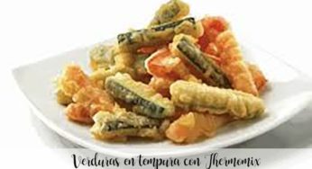 Verduras en tempura con Thermomix