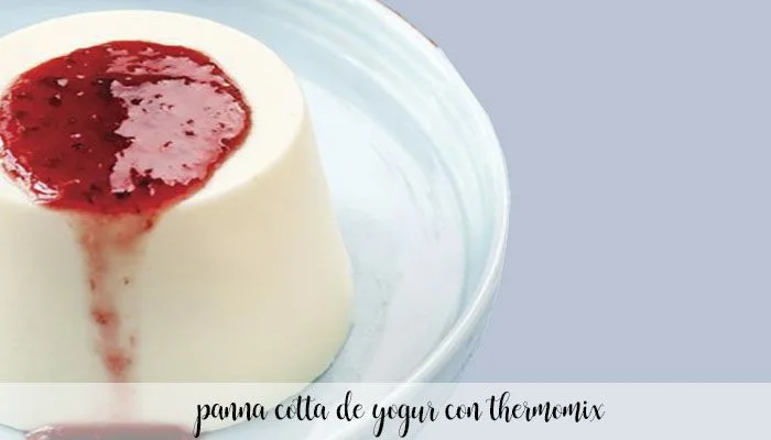 Panna cotta de yogur con Thermomix