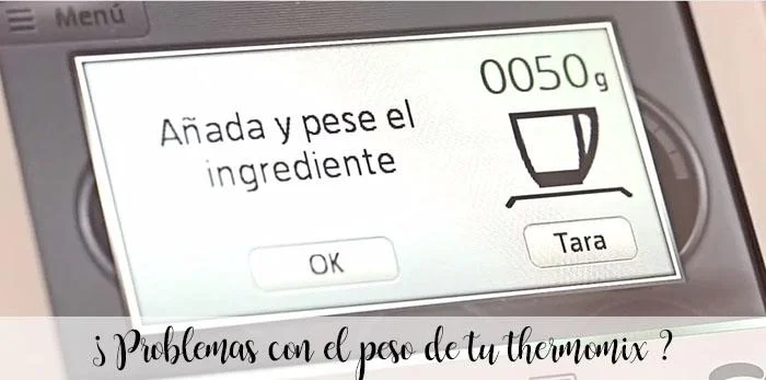 problemas peso thermomix