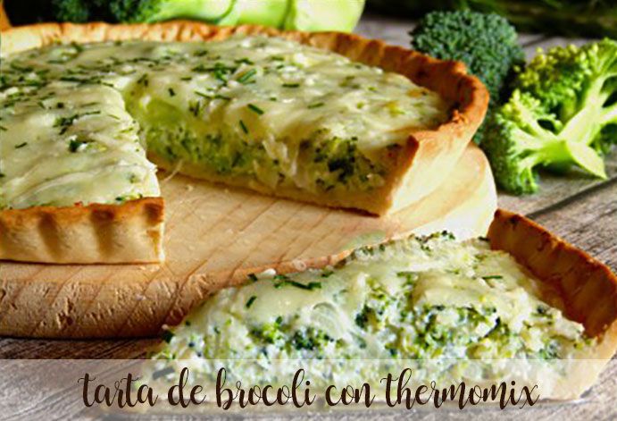 Tarta de brócoli con thermomix
