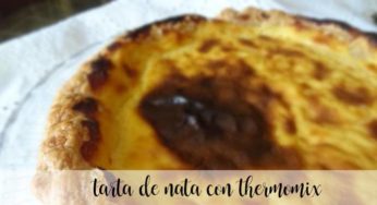 tarta de nata con thermomix