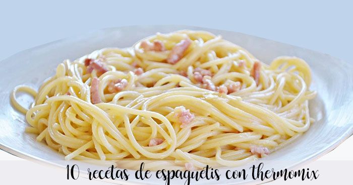 25 recetas de espaguetis con thermomix