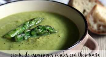 Crema de esparragos verdes con thermomix