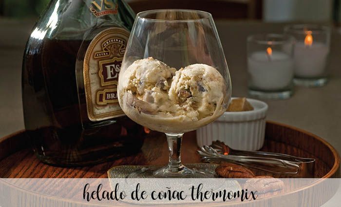 Helado de coñac con Thermomix