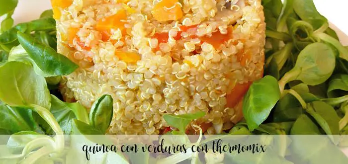 Quinoa con puerro y calabacin con thermomix - Recetas para Thermomix
