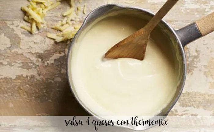 salsa 4 quesos con thermomix