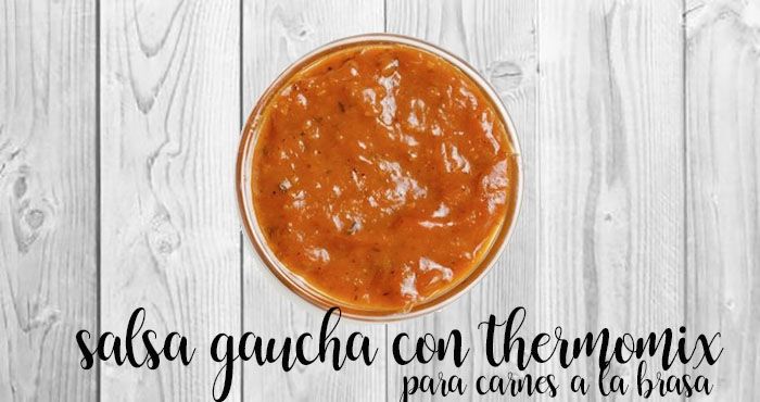 salsa gaucha argentina para carnes con thermomix