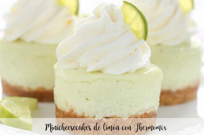 Minicheesecakes de limón con Thermomix