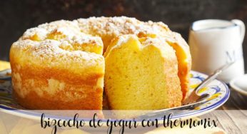 Bizcocho de yogur sin huevo con thermomix