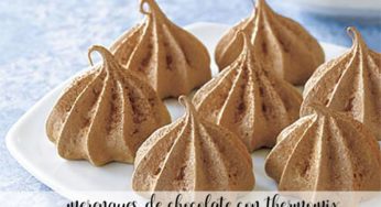 Merengues de chocolate con Thermomix