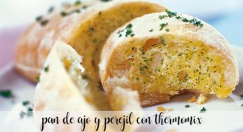 Pan de ajo y perejil con thermomix