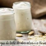 yogur de leche de almendras con thermomix