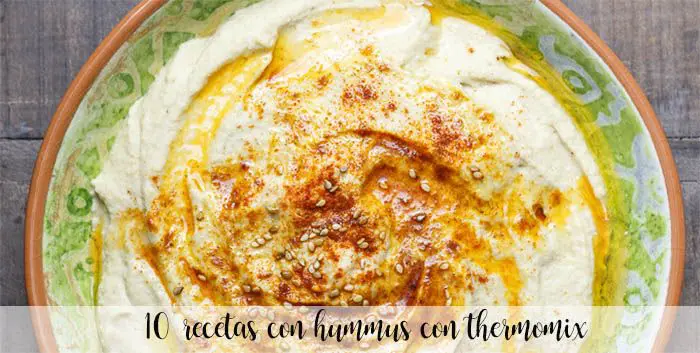 10 recetas con hummus con thermomix