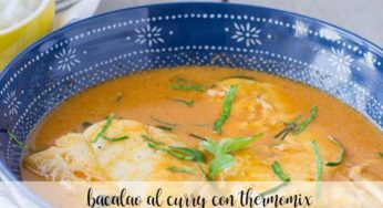 Bacalao al curry con Thermomix